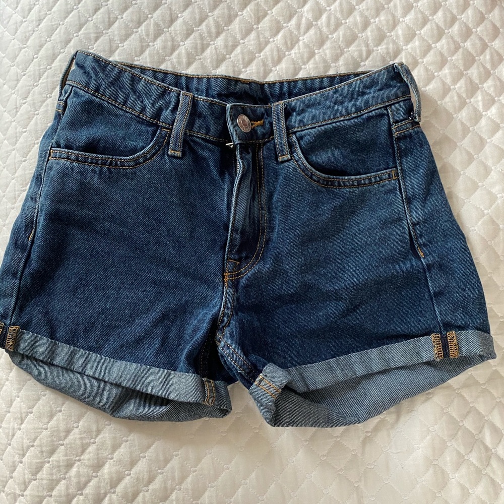 H&M SHORTS DARK WASH